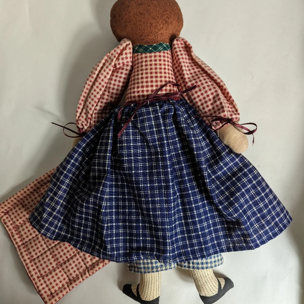 Rustic Rag quilt doll, 15.5" NEW - Picture 6 of 8